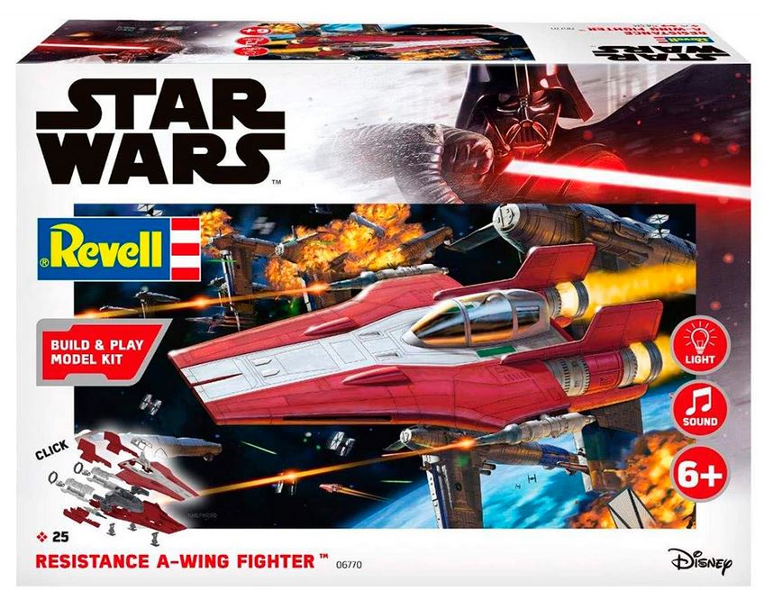 REVELL (1/44) Star Wars Resistance A-Wing Fighter (Red)