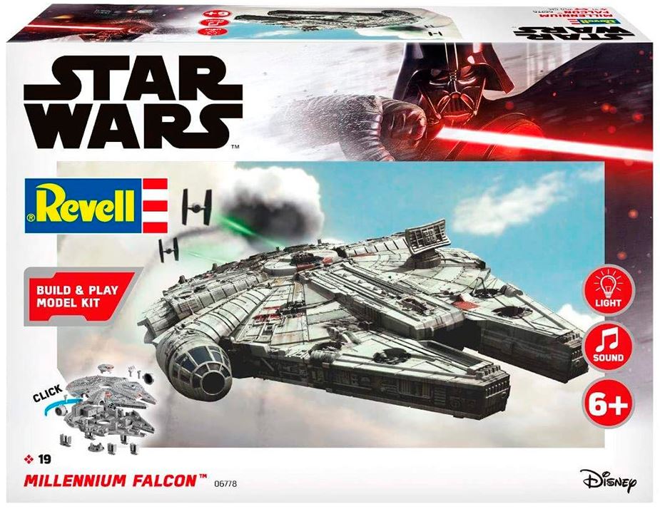 REVELL (1/164) Star Wars Millennium Falcon - Build & Play Model Kit