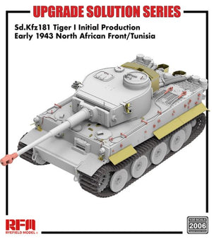 RYE FIELD MODEL (1/35) Upgrade Solution Series für Sd.Kfz181 Tiger I – Erste Produktion Anfang 1943 Nordafrikanische Front/Tunesien