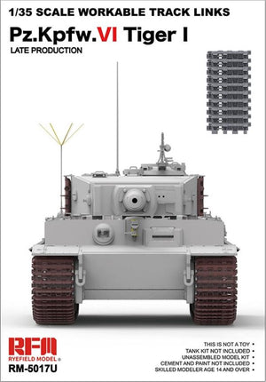 RYE FIELD MODEL (1/35) Tiger I Late Production Up-grade Ver. Workable Track Links