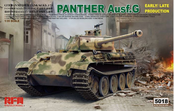 RYE FIELD MODEL (1/35) Panther Ausf.G Early/Late Production