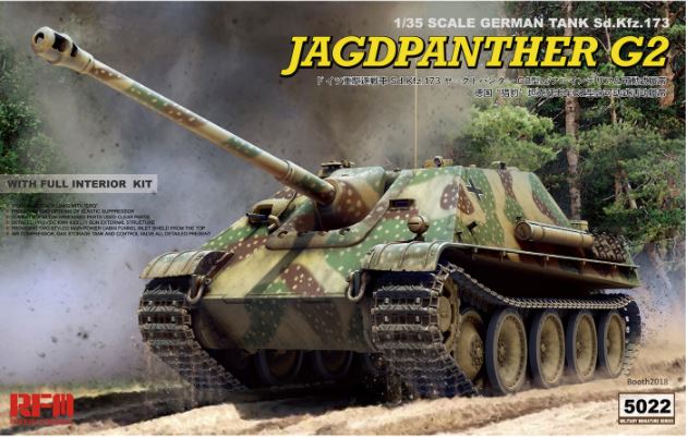 RYE FIELD MODEL (1/35) Jagdpanther G2 with full interior & workable track links
