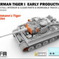 RYE FIELD MODEL Tiger I Early Production w/Full Interior & Clear Parts & Workable Track Links