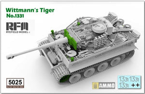 RYE FIELD MODEL Tiger I Early Production w/Full Interior & Clear Parts & Workable Track Links