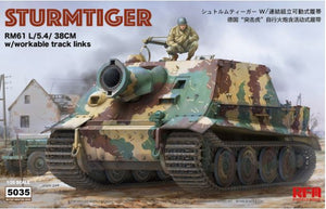 RYE FIELD MODEL (1/35) Sturmtiger RM61 L/5.4/38cm w/Workable track links
