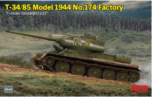 RYE FIELD MODEL (1/35) T-34/85 Model 1944 No.174 Factory