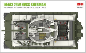 RYE FIELD MODEL (1/35) M4A3E8 Sherman w/Full Interior & Workable Track Links