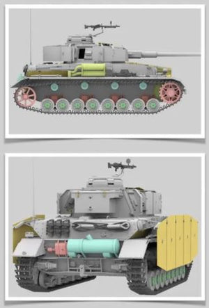 RYE FIELD MODEL Panzerkampfwagen IV Ausf.H Sd.Kfz.161/1 Early Production