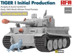 RYE FIELD MODEL (1/35) Tiger I Initial Production - Pz.Kpfw.VI Ausf.E Sd.Kfz181 Early 1943 North African Front/Tunisia w/Full Interior