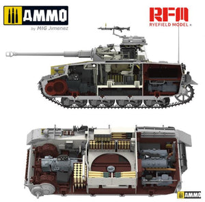 RYE FIELD MODEL (1/35) Pz.kpfw.IV  Ausf.G/H 2in1 w/Full Interior