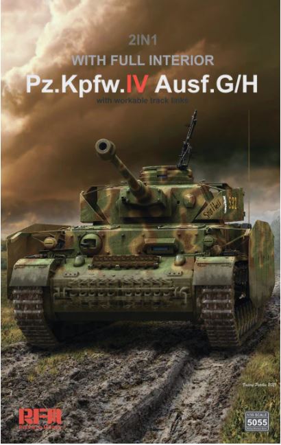 RYE FIELD MODEL Pz.kpfw.IV Ausf.G/H 2in1 w/Full Interior