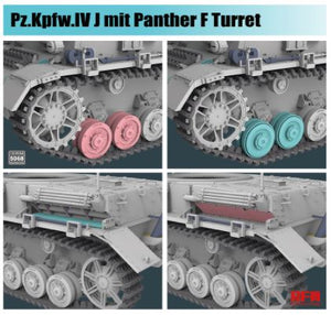 MODELLINO DI UN CAMPO DI SEGALE (SCALA 1/35) Pz.Kpfw.IV J con torretta Panther F