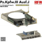 RYE FIELD MODEL (1/35) Pz. Kpfw. III Ausf. J w/Full Interior