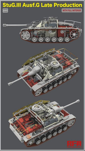 RYE FIELD MODEL StuG. III Ausf. G Early Production w/Workable Track Links