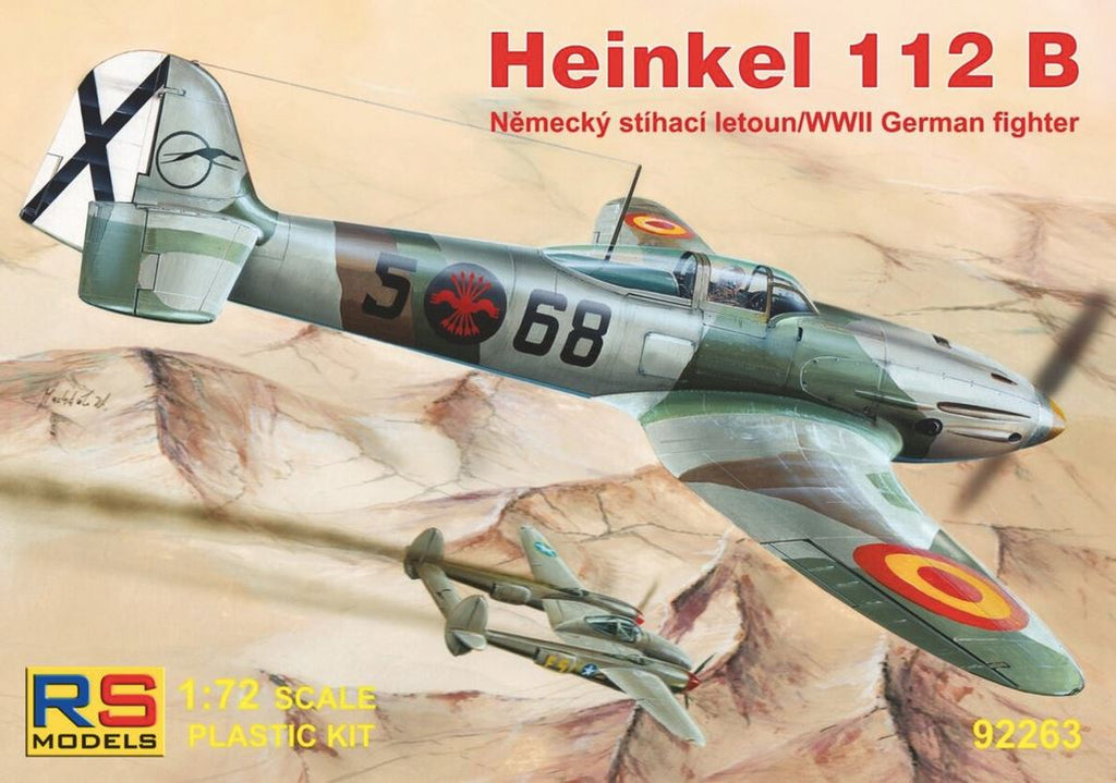 RS MODELS (1/72) Heinkel 112B (calcas españolas)