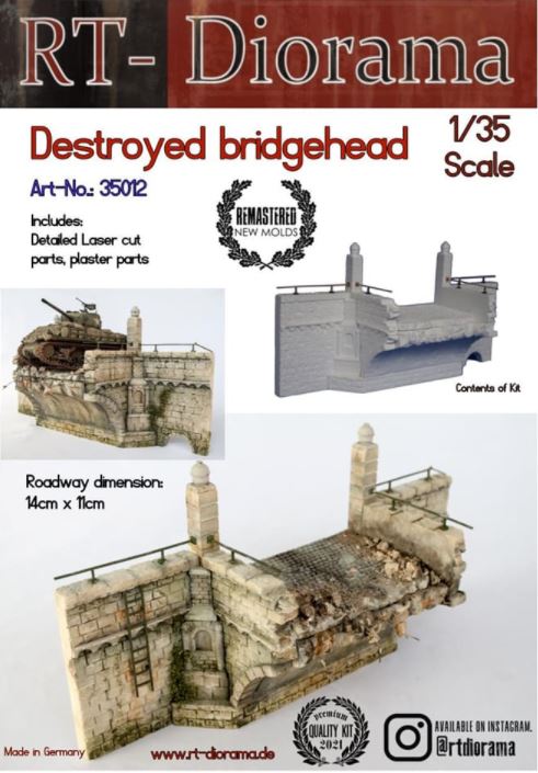 RT DIORAMA (1/35) Destroyed Bridgehead