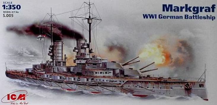 ICM (1/700) Markgraf WWI German Battleship