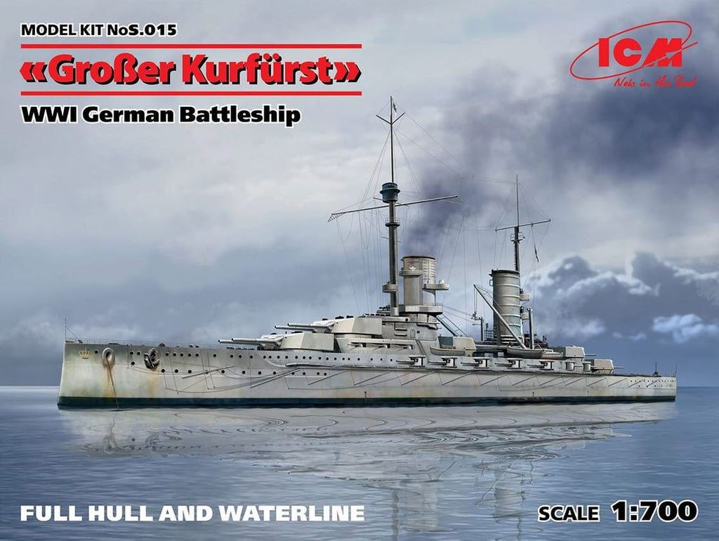 ICM (1/700) WWI German Battleship Großer Kurfürst
