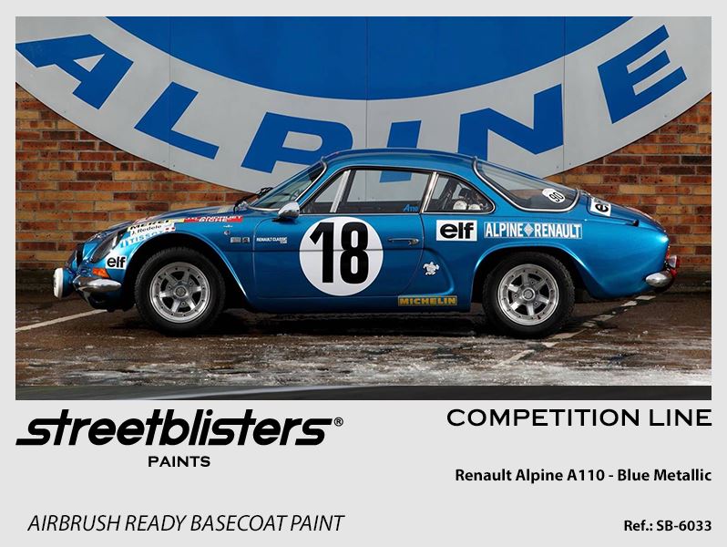 STREETBLISTERS Renault Alpine A110 Blue Metallic - 1x30ml