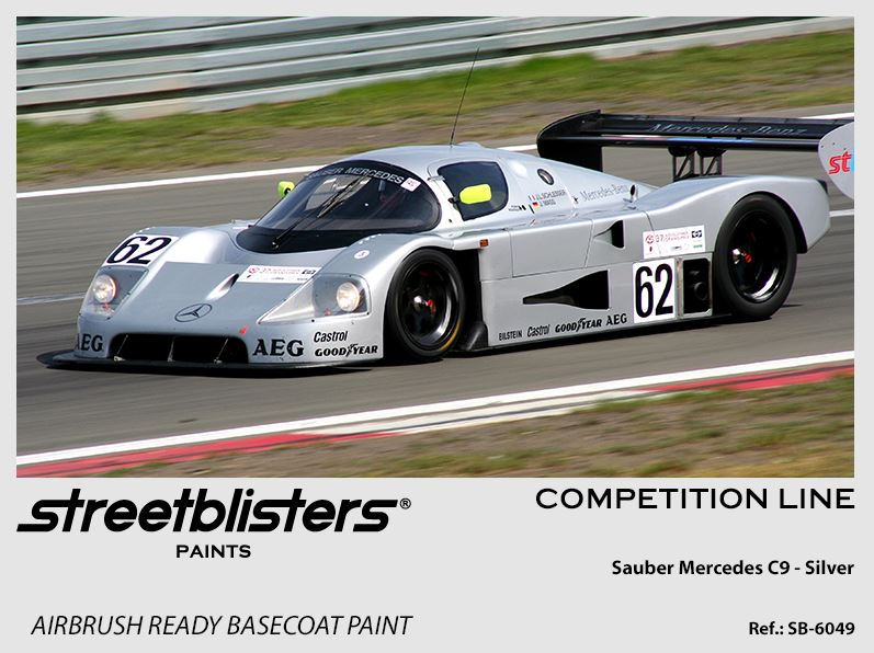 STREETBLISTERS Sauber Mercedes C9 Silver - 1x30ml