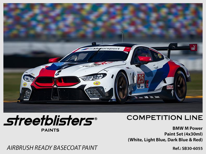 STREETBLISTERS BMW M Power Paint Set - 4x30ml