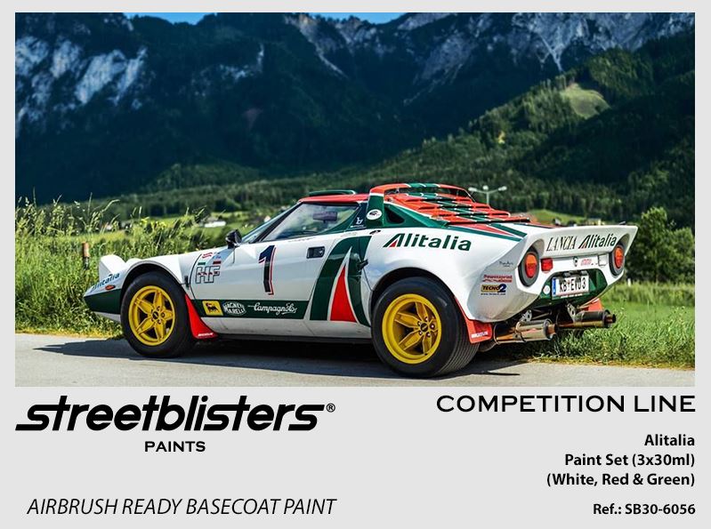 STREETBLISTERS Alitalia Paint Set - 3x30ml