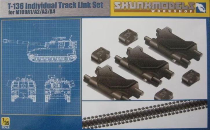 SKUNKMODELS (1/35) T-136 TRACK LINK FOR M109A2