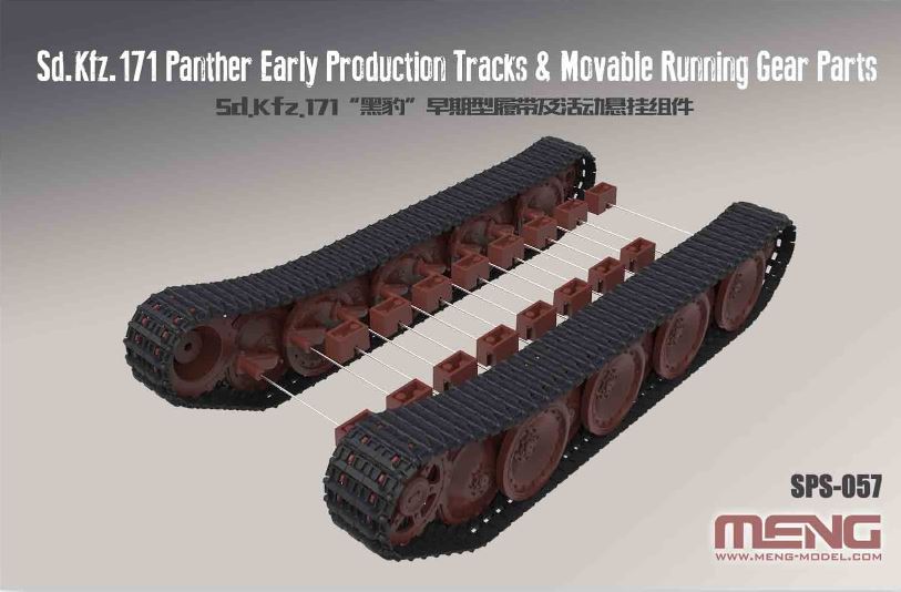 MENG (1/35) Sd.Kfz.171 Panther Early Production Tracks & Movable Running Gear Parts