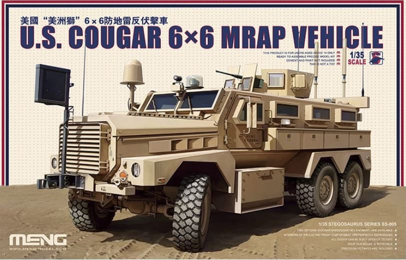 MENG (1/35) US Cougar 6x6 MRAP Vehicle