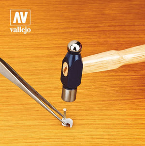 VALLEJO Pinzas de Punta Recta de Acero Inoxidable (175 mm)
