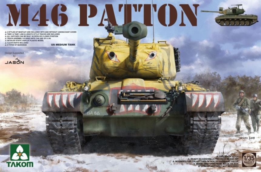 TAKOM (1/35) M46 Patton US Medium Tank