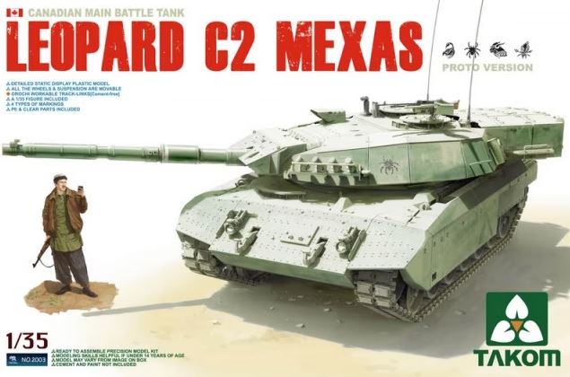TAKOM (1/35) Canadian Main Battle Tank Leopard C2 MEXAS