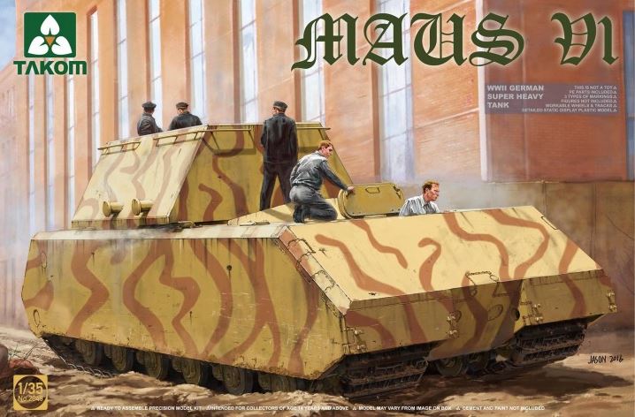 TAKOM (1/35) WWII German Super Heavy Tank Maus V1