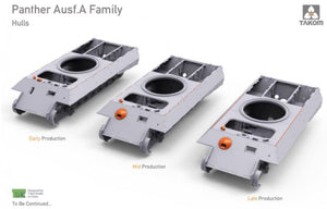 TAKOM (1/35) Pantera Ausf.A Produzione iniziale con interni completi