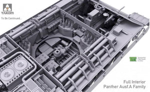 TAKOM (1/35) Panther Ausf.A Mid-Early Production w/Full Interior