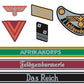 TAMIYA (1/35) WWII German Military Insignia Decal Set (Africa Corps/Waffen SS)