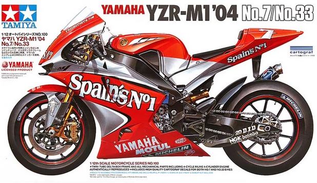 TAMIYA (1/12) Yamaha YZR-M1 2004