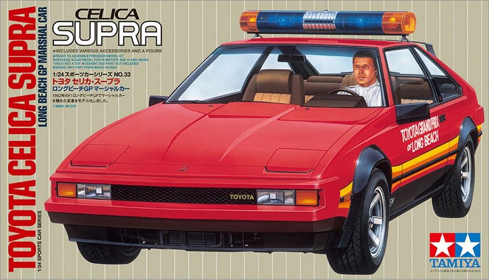 TAMIYA (1/24) Toyota Celica Supra Long Beach GP Marshall Car