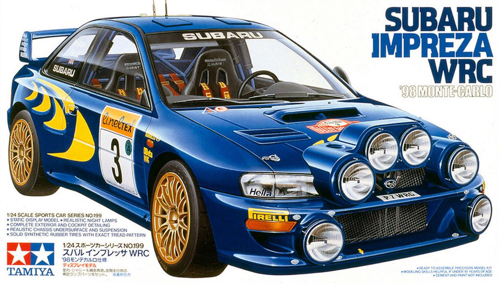 TAMIYA (1/24) Subaru Impreza WRC'98 - Monte Carlo