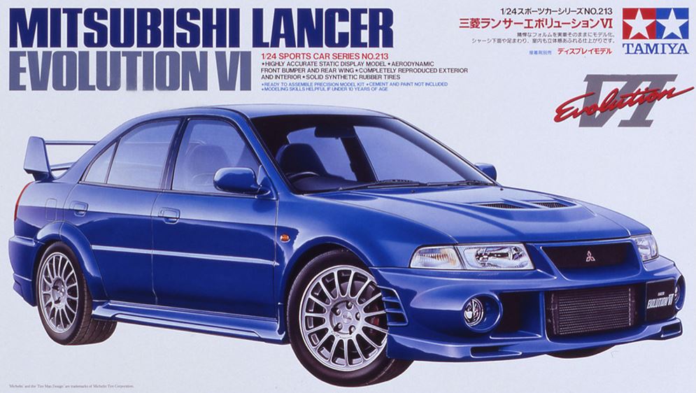 TAMIYA (1/24) Mitsubishi Lancer Evolution VI