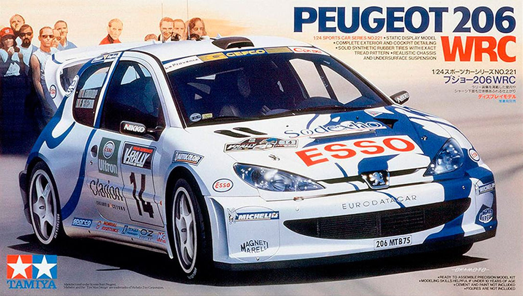TAMIYA (1/24) Peugeot 206 WRC