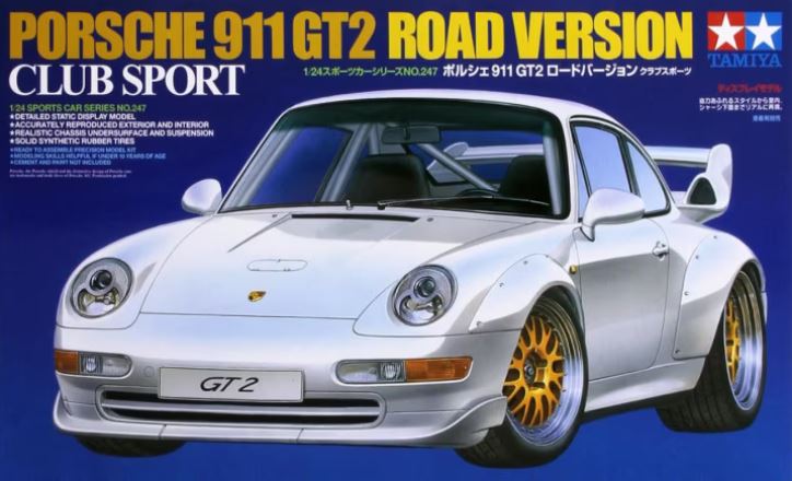 TAMIYA (1/24) Porsche 911 GT2 Road Version Club Sport