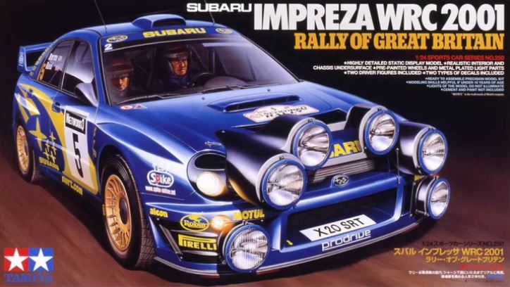 TAMIYA (1/24) Subaru Impreza WRC 2001 Great Britain