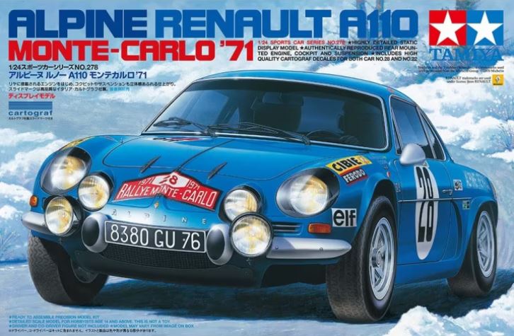 TAMIYA (1/24) Alpine Renault A110 Monte Carlo '71