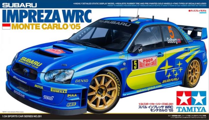 TAMIYA (1/24) Subaru Impreza WRC Monte Carlo '05