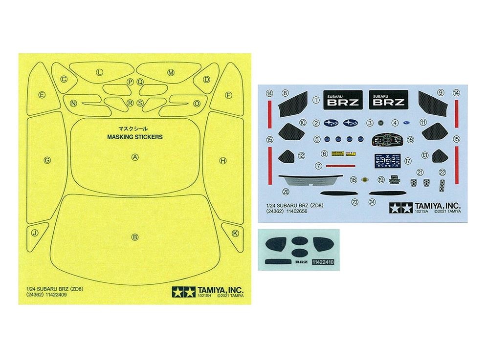 Tamiya 24362 - 1/24 Subaru BRZ (ZD8)