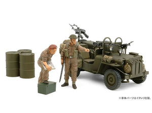 TAMIYA (1/35) British SAS Commando Vehicle 1944 (w/2 Figures)