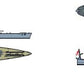 TAMIYA (1/700) British Battle Cruiser Hood & E Class Destroyer - Battle of the Denmark Strait