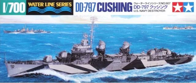 TAMIYA (1/700) US Navy Fletcher Class Destroyer DD-797 Cushing