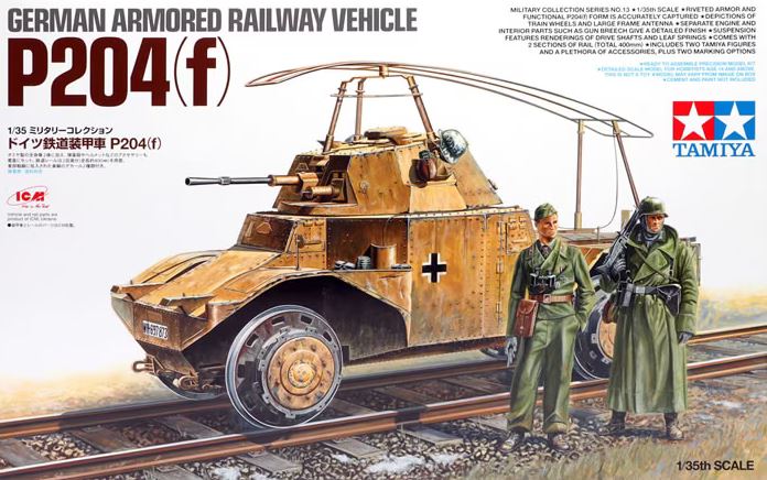 TAMIYA (1/35) German Armoured Railway Vehicle P204(f)